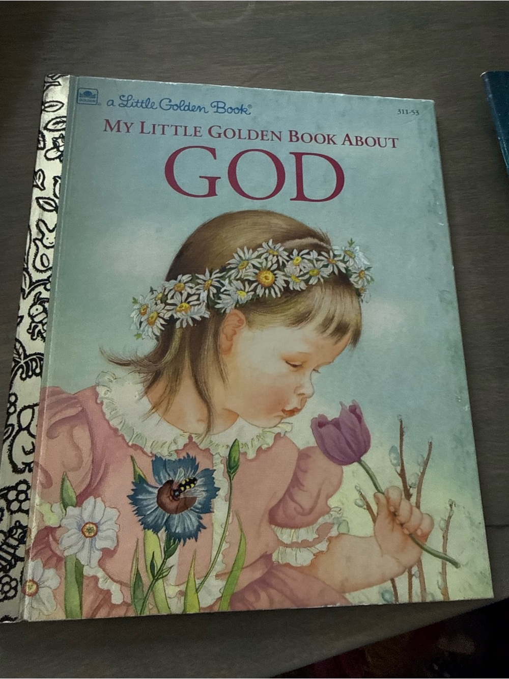 My Little Golden Book About GOD - Illustrated Children's Book, Pink Cover